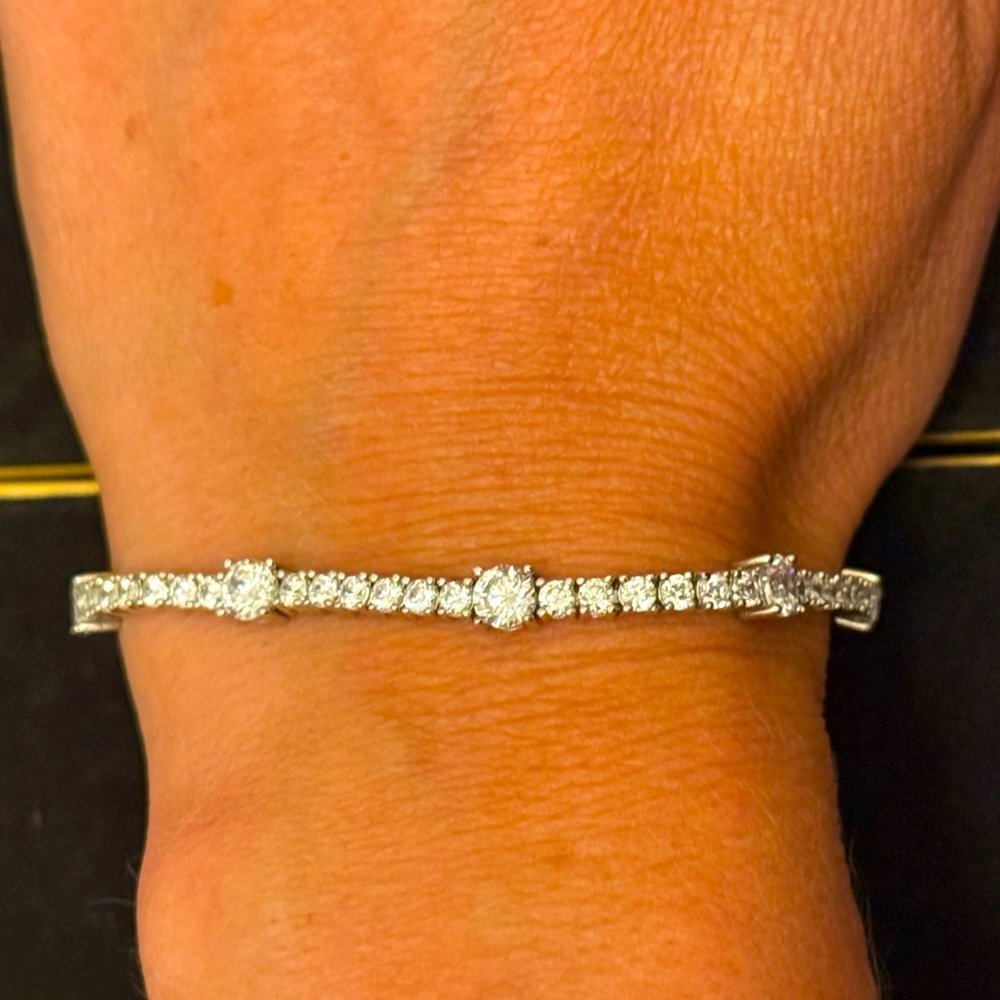 NWT HFECZ 925 Sterling Silver CZ Tennis Bracelet | Indonesia-Made | 7.5” ✨ OMG!